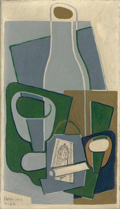 Pipe et paquet de tabac, 1922 - Juan Gris