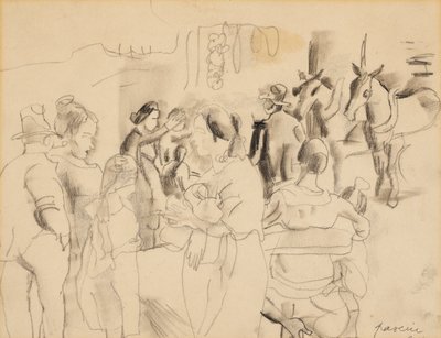 Scène de rue, New York - Jules Pascin