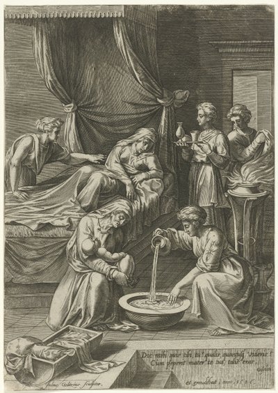 Naissance de la Vierge Marie - Julius Goltzius