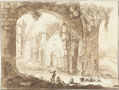 Paysage avec ruine - Jurriaan Cootwijck