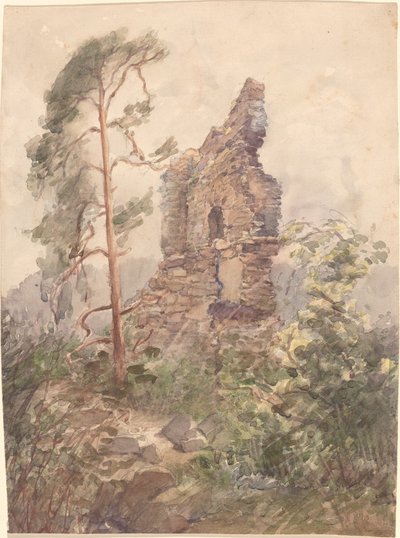 Paysage avec ruine - Karel Vitezslav Masek