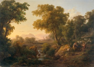 Paysage classique italien - Karoly Marko the Elder