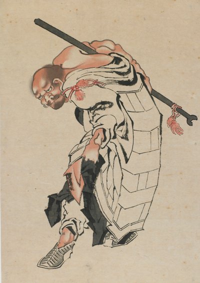 Figure bouddhiste, fin 18e-début 19e siècle - Katsushika Hokusai