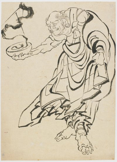 Figure bouddhiste - Katsushika Hokusai