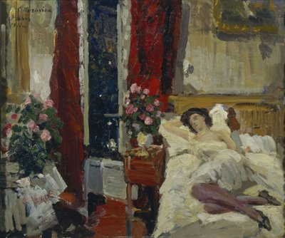 Dans la chambre - Konstantin Alekseevich Korovin