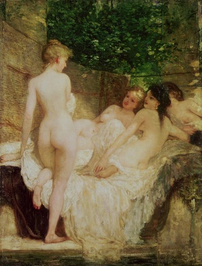 Après le bain - Károly Lotz