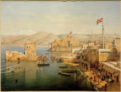 Vue du port de Beyrouth - Leander Russ