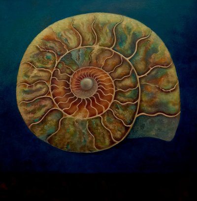 Ammonite, or et vert, 2021 - Lee Campbell