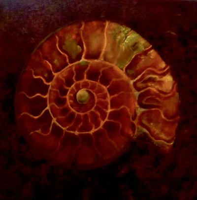 Ammonite rouge/or, 2020 - Lee Campbell