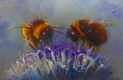 Deux abeilles, 2019 - Lee Campbell