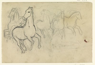 Chevaux galopants - Leo Gestel