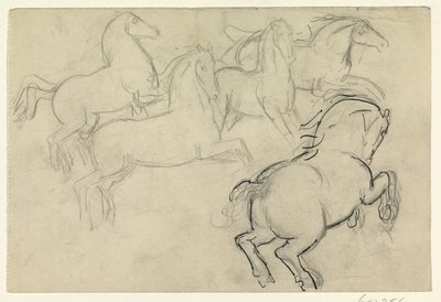 Chevaux galopant - Leo Gestel