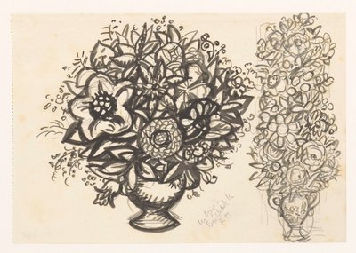 Deux vases avec des fleurs - Leo Gestel