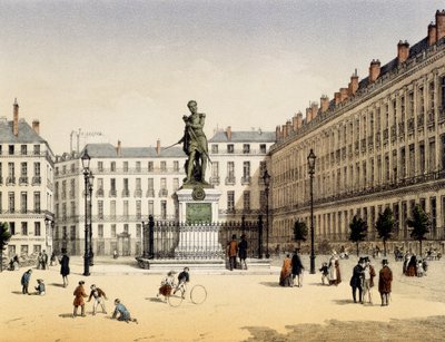 Piazza Cambronne à Nantes, France - Leon Auguste Asselineau