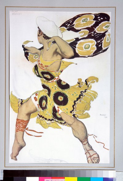 Phobos. Costume pour le ballet « Narcisse » - Leon Bakst