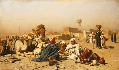 Un campement arabe, 1880 - Leopold Karl Muller