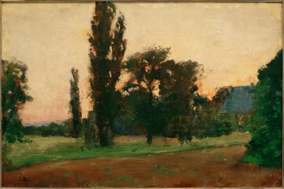 Crépuscule sur le Paysage Rhénan - Lesser Ury