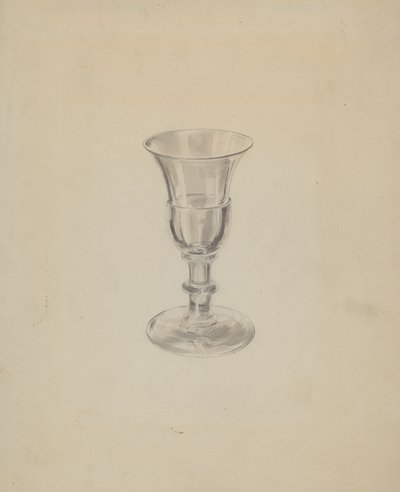 Verre, vers 1936 - Lillian Causey