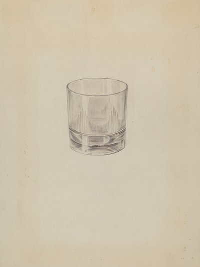 Verre, vers 1937 - Lillian Causey