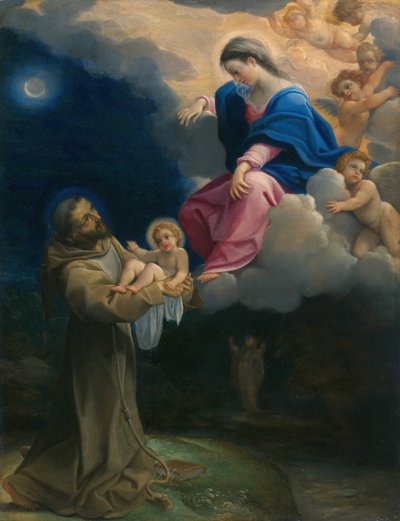 La Vision de Saint François - Lodovico Carracci