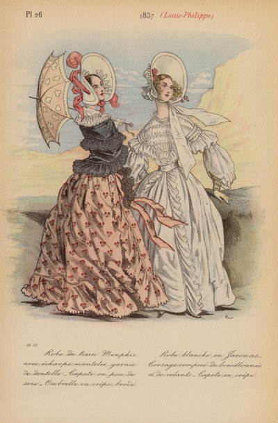 Mode française : 1837, Louis-Philippe - Louis Colas