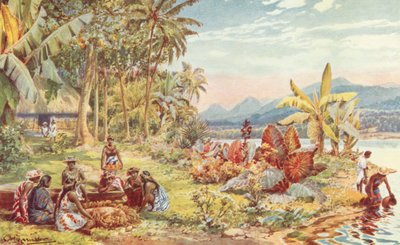 Scène à Tahiti - Louis Fairfax Muckley