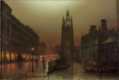 Rue Saint-Nicolas, Newcastle upon Tyne, 1902 - Louis Grimshaw