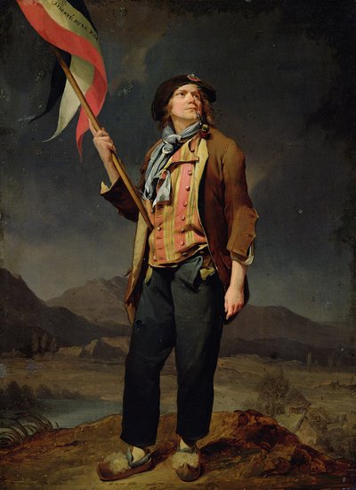 Le chanteur Chenard, en sans-culotte - Louis Leopold Boilly