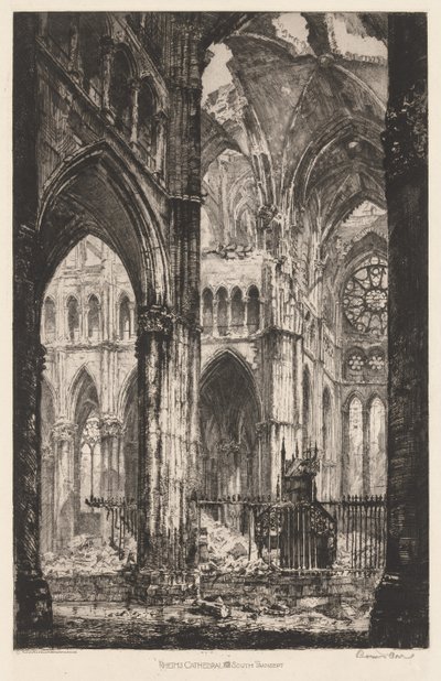 Cathédrale de Reims, transept sud - Louis Orr