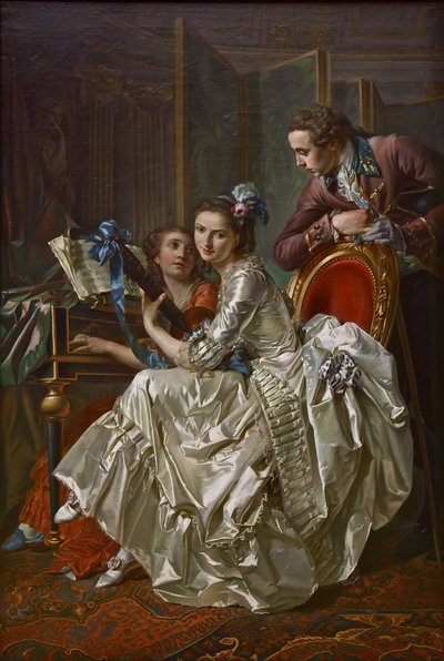 La fête musicale, 1774 - Louis Rolland Trinquesse