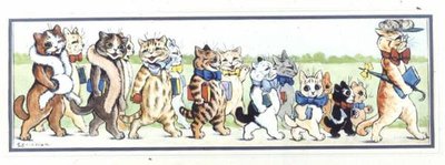 Sortie de classe - Louis Wain