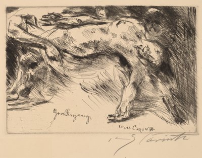 Grablegung - Lovis Corinth