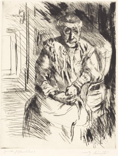 Ma belle-mère - Lovis Corinth