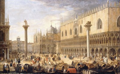 La Piazzetta, Venise, depuis le Bacino - Luca Carlevaris