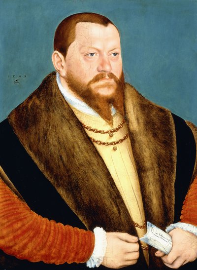 Portrait du duc Auguste de Saxe - Lucas Cranach