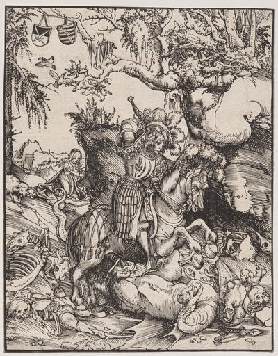 Saint Georges terrassant le dragon - Lucas Cranach