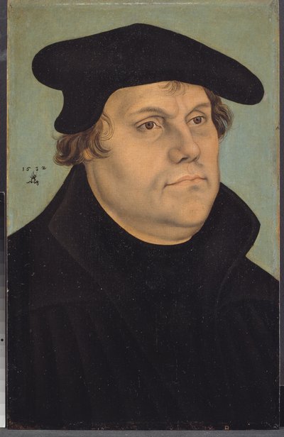 Portrait de Martin Luther - Lucas Cranach d.Æ.