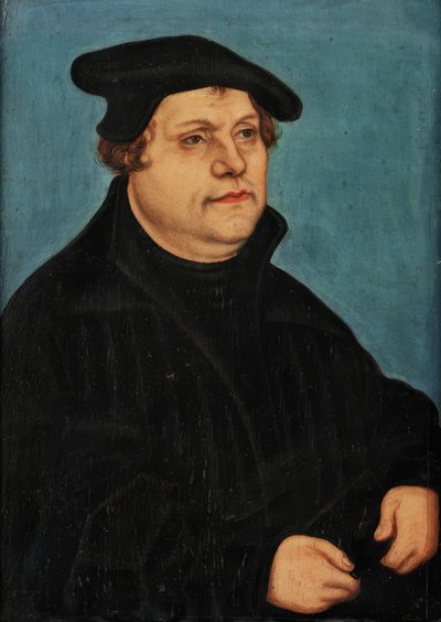 Portrait de Martin Luther - Lucas Cranach the Elder