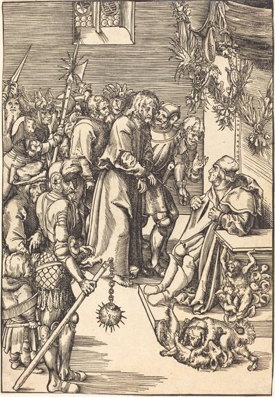 Le Christ devant Caïphe - Lucas Cranach the Elder