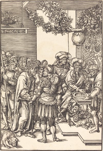 Pilate se lavant les mains - Lucas Cranach the Elder