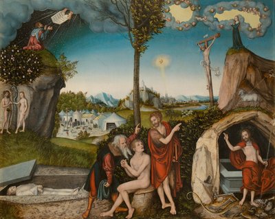 La Chute et la Rédemption - Lucas Cranach the Elder