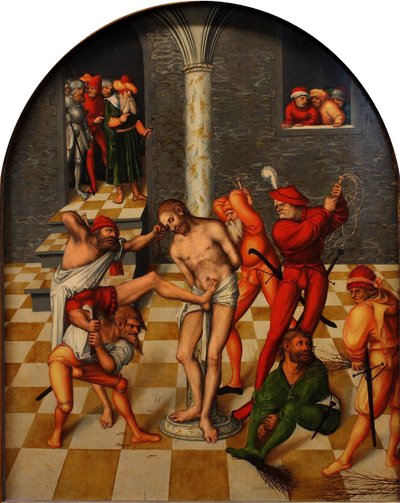 La Flagellation du Christ, 1538 - Lucas Cranach the Elder