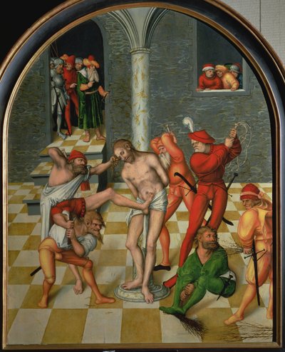 La Flagellation du Christ - Lucas the Elder Cranach