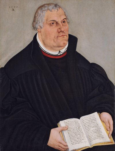 Portrait de Martin Luther - Lucas the Younger Cranach