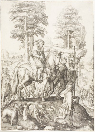 Abigaïl devant David - Lucas van Leyden