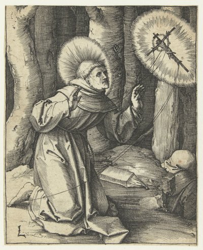 La stigmatisation de saint François - Lucas van Leyden