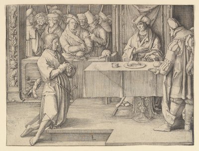 Joseph interprétant les rêves de Pharaon, 1512 - Lucas van Leyden