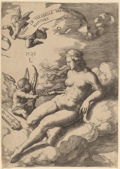 Vénus et Cupidon - Lucas van Leyden