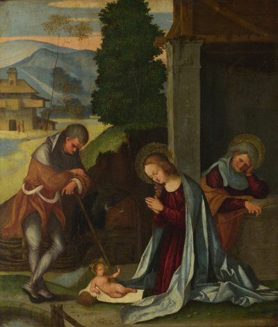 La Nativité, vers 1505 - Ludovico Mazzolino