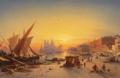 Venise au crépuscule - Ludwig Mecklenburg